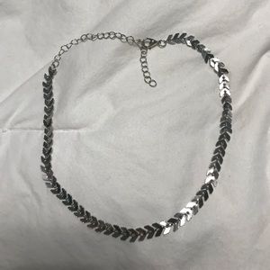 silver choker!